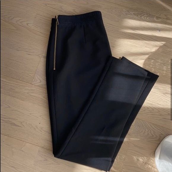 Kate Spade♠️ Eddie Black Pants with gold zipper - Picture 4 of 5